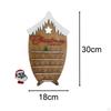 Calendar for Christmas, Christmas Wooden Wood Advent Decor Indoor Living Room