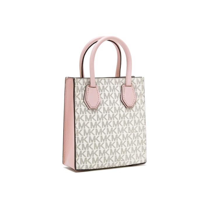 Michael Kors MK Mercer Monogram Color Block Logo Pendant Commuter Style Faux Leather Music Score Bag Mini Women Handbags 35T1GM9C0I-640