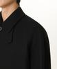 Musinsa Standard Fortex Felt Oversized Balmacaan Coat [Black]