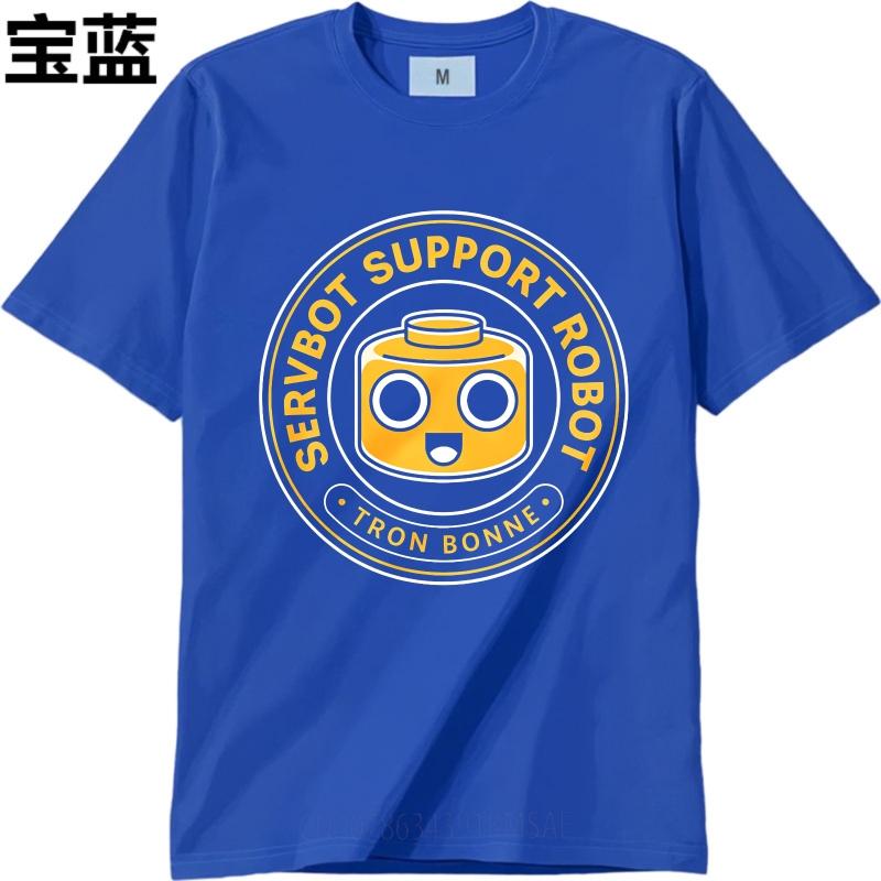 Cool Man Summer tshirt Servbot Support Robot Tron Bonne Short Sleeve Comfortable Round Neck Teenagers Tee Shirt Teeshirt Male