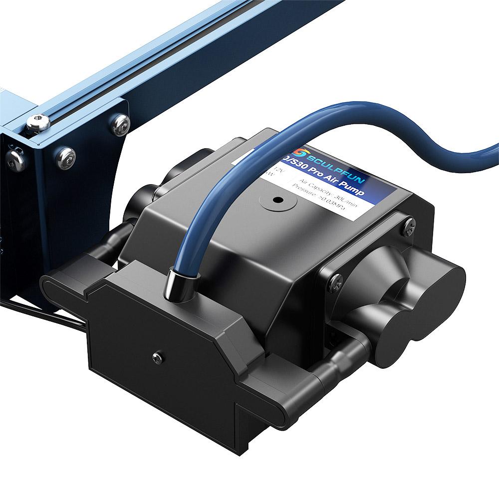 SCULPFUN S30 5W Laser Engraver Cutter, Automatic Air-assist, Replaceable Lens, 32-bit Motherboard, 410x400mm