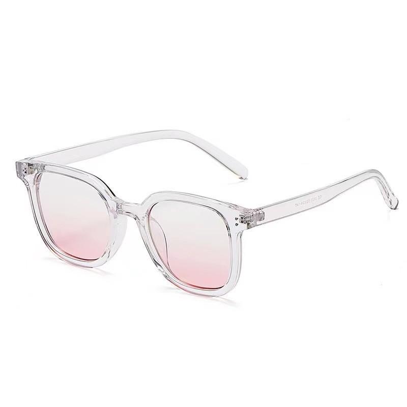 Pure Desire Blush Sunglasses: Unisex Summer Style, Black Frame, Tea-Tinted, UV Protection
