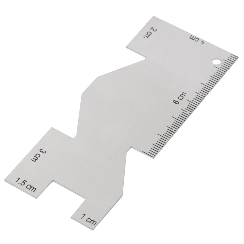 Accurate Metal Measuring Gauge Lightweight Measuring Ruler DIY Projects Quilting Ruler  Handicraft