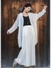 Women's Lightweight Cotton-Linen Wide-Leg Pants for Yoga and Meditation