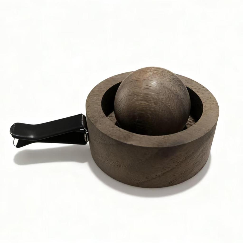 Black Walnut Wood Aromatherapy Diffuser: Round Ball Ornament for Car & Bedroom