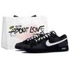 Dunk Low Top Skateboard Shoes Unisex Black White DD1391-100(Team62-)
