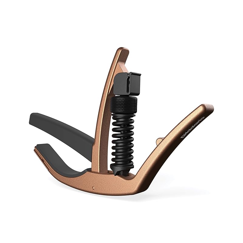 

D Addario D Addario capo tasto For electric guitar/acoustic guitar One touch type NS Artist Capo Metallic Bronze PW-CP-10MBR []