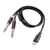 Kabel Audio Stereo USB C na Podwójne 6,35 mm Typ C na Podwójne 6,35 mm do Smartfona Multimedia