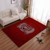 Roter Teppich mit Arsenal-Logo-Design, Fußball-Thema Bodenmatte Geeignet für den Einsatz als Anti-Rutsch für Wohnzimmer Schlafzimmer Sofas