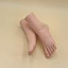 2 ks Flexibilní Manekýny Falešných Noha S Detaily Ideální Pro Displej Ponožek Sandálů Procvičování Nehtů Umělecké Projekty