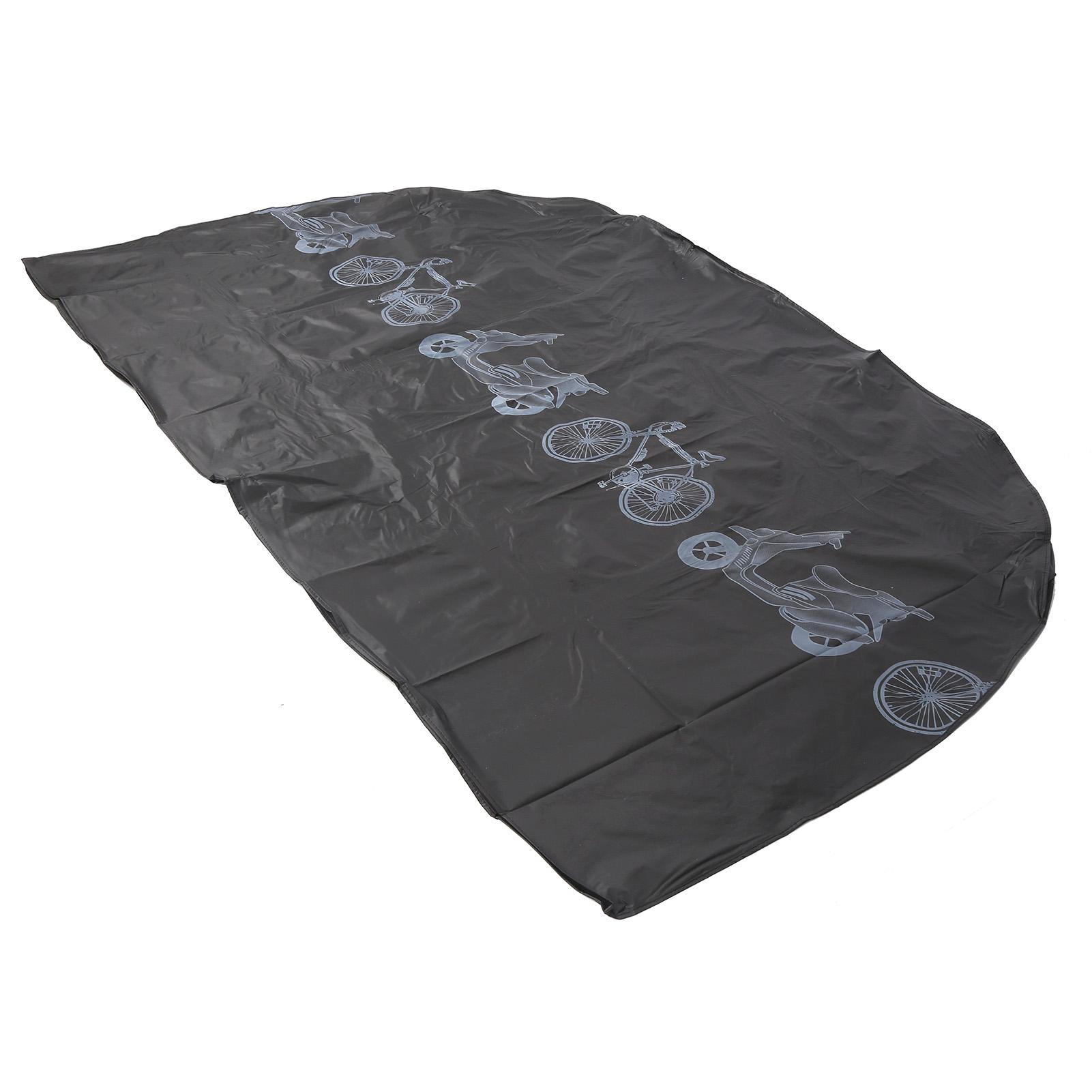 

Уличный чехол от дождя для велосипеда Мотоциклетный водонепроницаемый УФ-защита Пылезащитный чехол Черный