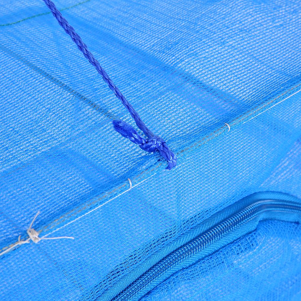 45 * 45 * 65cm Folding 4 Layers Fish Mesh Hanging Drying Net Food Dehydrator Fish Vegetable Dryer Net