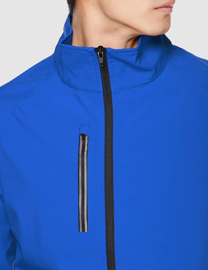 Printstar Reflective Softshell Size S Jacket, Men's, Blue, (00039-RJS)