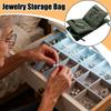 Jewelry Pouches For Storage 4 Pockets Jewelry Storage Bags With Zipper Portable Rings Pouches For Bracelet Earrings Rings Travel