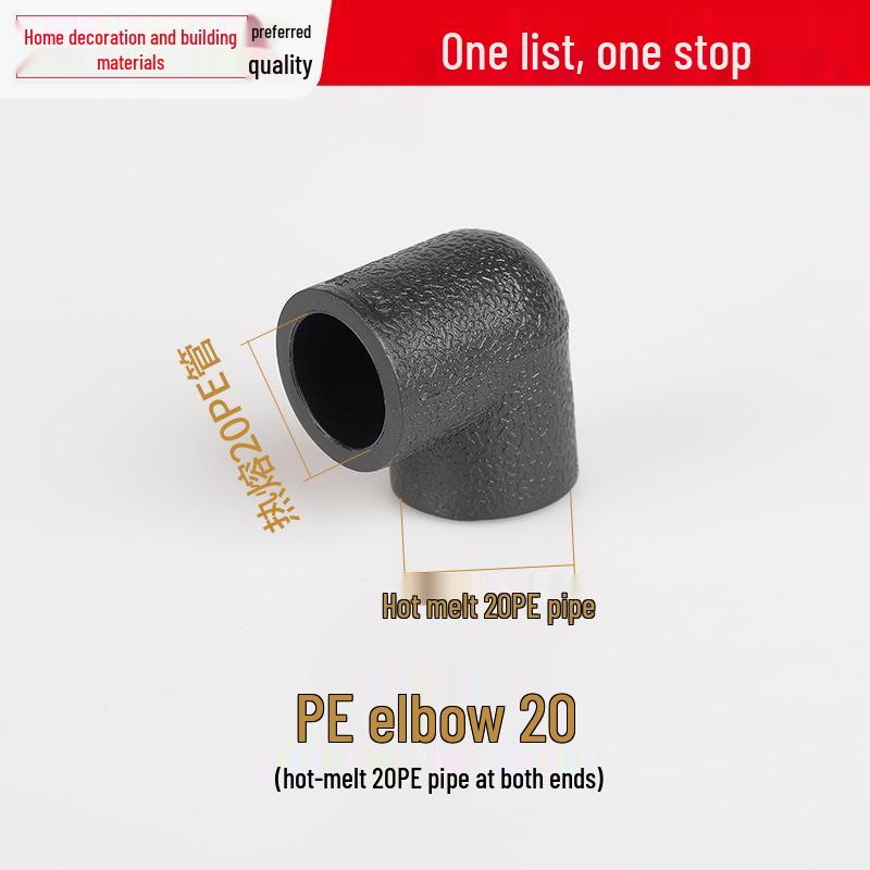 Vícevelikostní vodovodní potrubní tvarovka: Vnitřní/Vnější závitové koleno T pro 4, 6 a 1-palcové potrubí