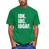 Men's Neck Short Sleeve Funny Graphic Print T-Shirt for Everyday Wear