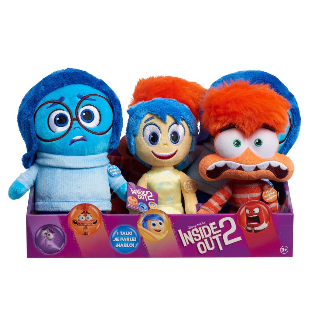 Just Play Inside Out 2 Talk It Out Mini Plush Toy - Joy, Kids' Toy for Ages 3 and Up