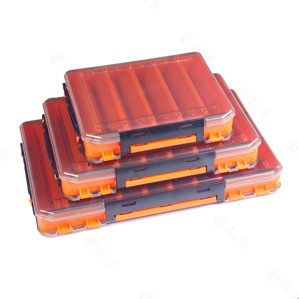 Lure  Bait  Storage  Box Double-sided 14  Fishing Gear Accessories Multifunctional Beads Earrings Necklace Storage Containers