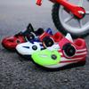 Kinder Profi Radschuhe Outdoor Atmungsaktiv MTB Fahrradschuhe Rutschfeste Sneaker Rennrad SPD Cleat Schuhe