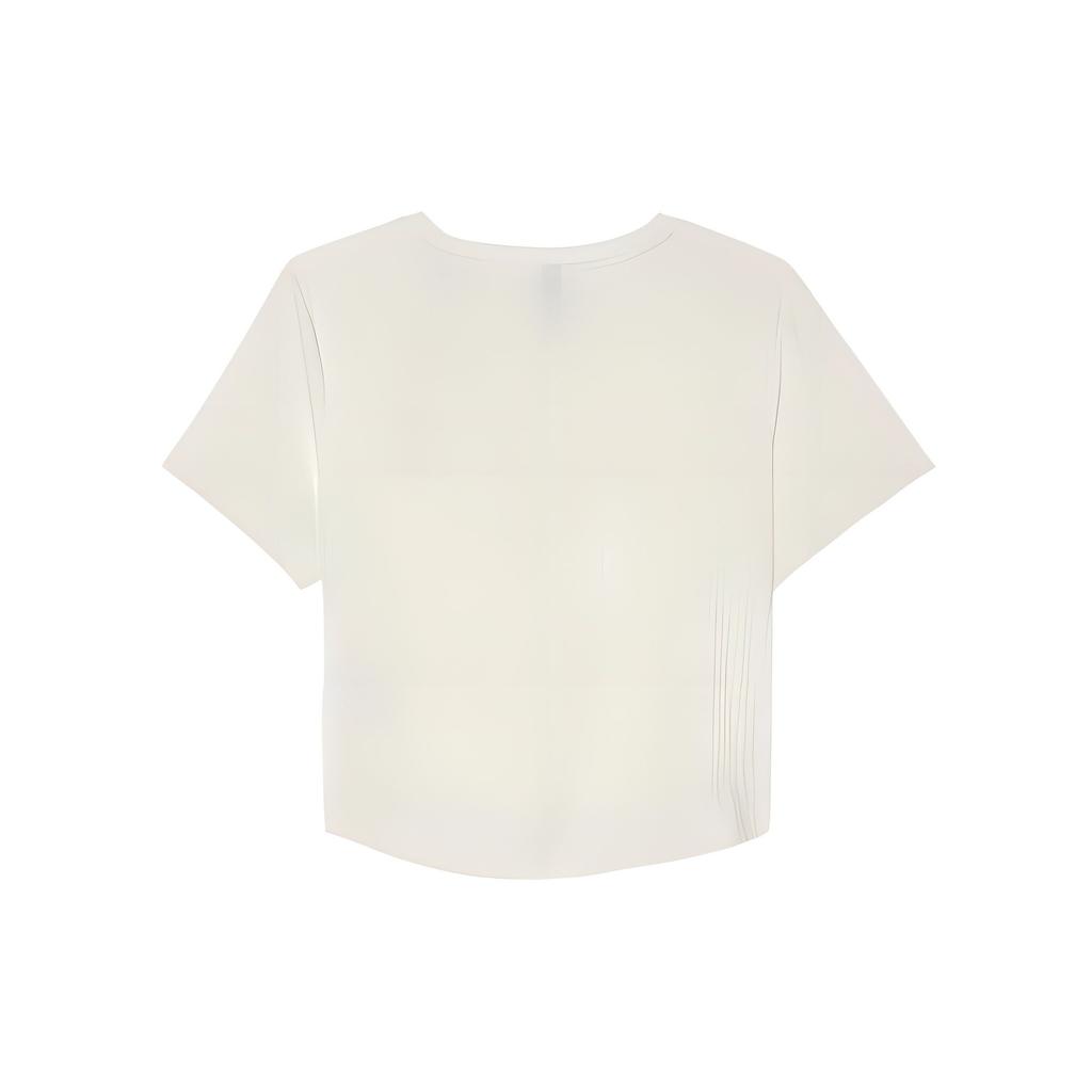 Adidas Casual Round Neck Short Sleeve T-Shirt Women Tops Han-Jade-White JI9806