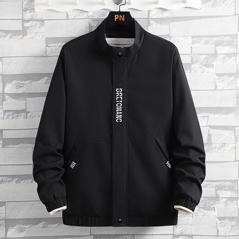 Spring 2023 Men's Trendy Korean-Style Stand Collar Casual Jacket