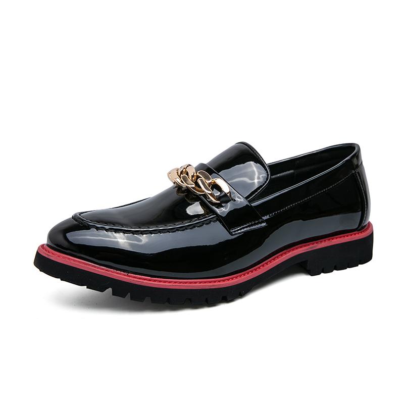 Fashion Leather for Men Business Shoes Point Toe Slip on Loafers for Men Luxury Party Wedding Men's Shoes Elegantes Club Shoes