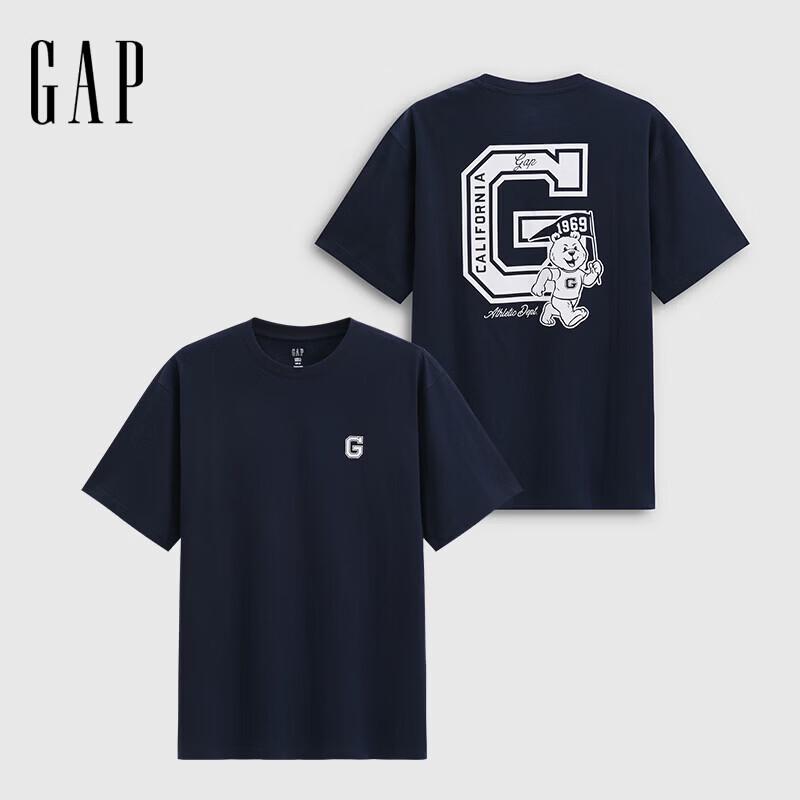 

GAP Unisex Big G Logo Print Round Neck Short Sleeve T-Shirt 175/96A