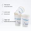 Miaojie 9oz Paper Cups, 100 Count