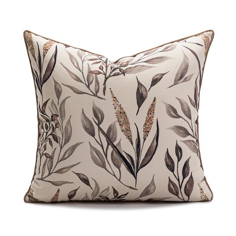 

French Luxury Vintage Beige Throw Pillow Cover Elegant Sofa Living Room Bedroom Decor Hotel Villa Boho Chic Accent Pillow Case Universal