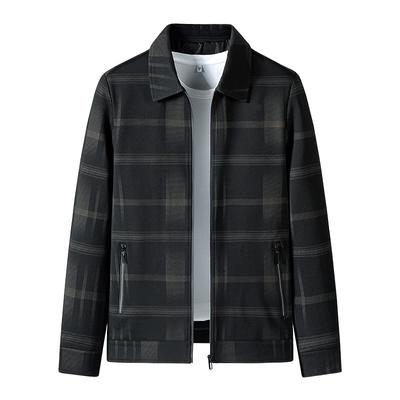 Spring and Autumn Middle-aged Baseball Collar Jacket Middle-aged Casual Dad Autumn Coat Men On Clothes Coat