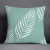 45x45cm Fresh Green Simple Geometric Pillow Cover Living Room Sofa Office Seat Car Waist Cushion   Home Decoration