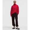 Lululemon Oversized Cashmere Funnel Neck Sweater Dark Red
