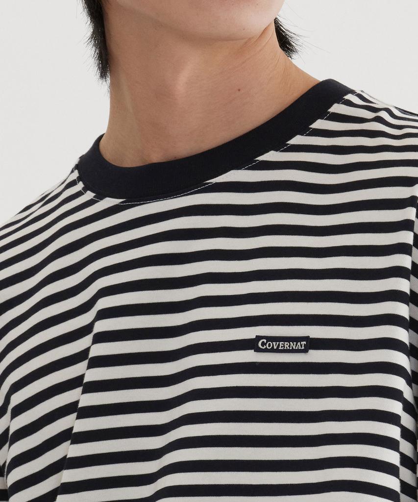 COVERNAT Basic Striped Long Sleeve Black