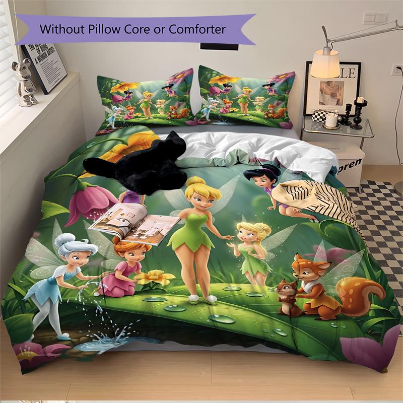 Fairy Garden Adventure Print 3Pcs Bedding Setduvet Cover With 2 Bedropillowcase Home Birthday Gift
