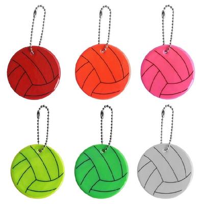 5Pcs Safety Reflector Pendants Reflective Keychain Reflector Keyring Reflector