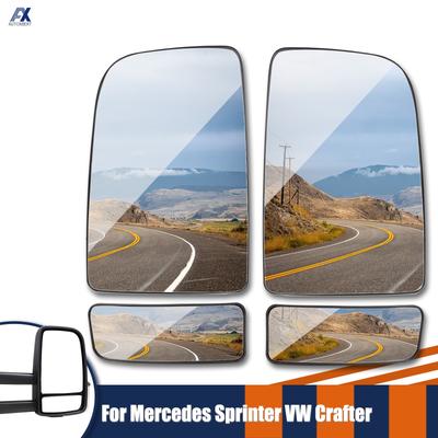 Rechts Links Seitenspiegelglas Oberes Konvexes Aufsteckbares Rückspiegelglas Für Mercedes Benz Sprinter 2006-2018 VW Crafter 2006-2017 Van