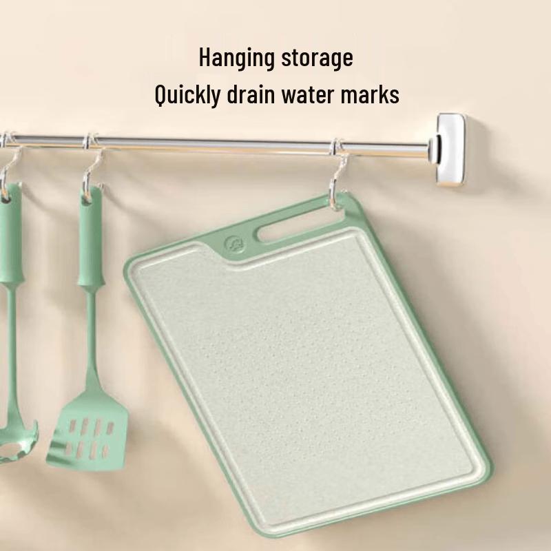KABACH Antibacterial Double-Sided Wheat Straw Cutting Board
