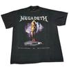 Vintage 1992 MEGADETH Metal Countdown To Extinction Brockum T-Shirt Mens Womens Tees Top REPRINT