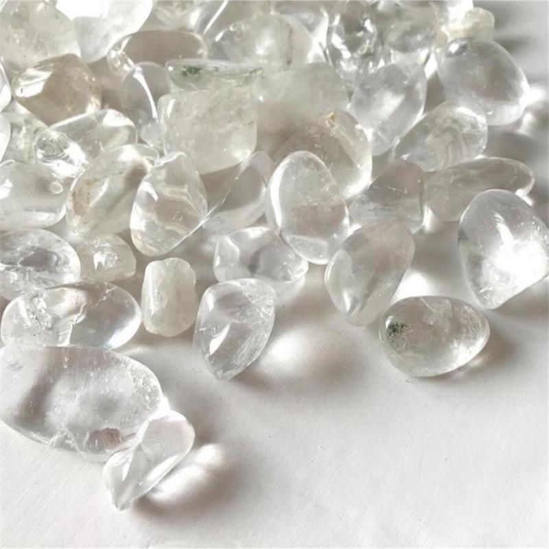 Natural White Crystal Large Tumbled and Raw Stones for Diffusers and Incense