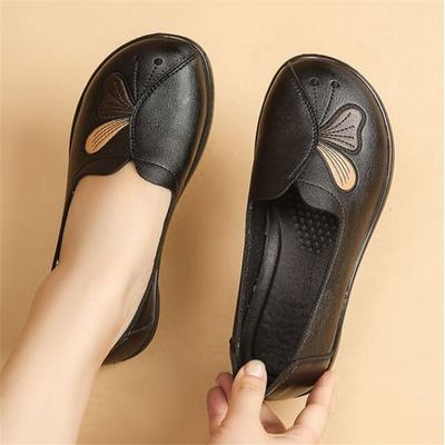 Women Shoes Comfort Slip-On Ladies Loafers Shoes for Women Hand Sewing Thread Mom Flats Outdoor Low Heels Women Shoes
