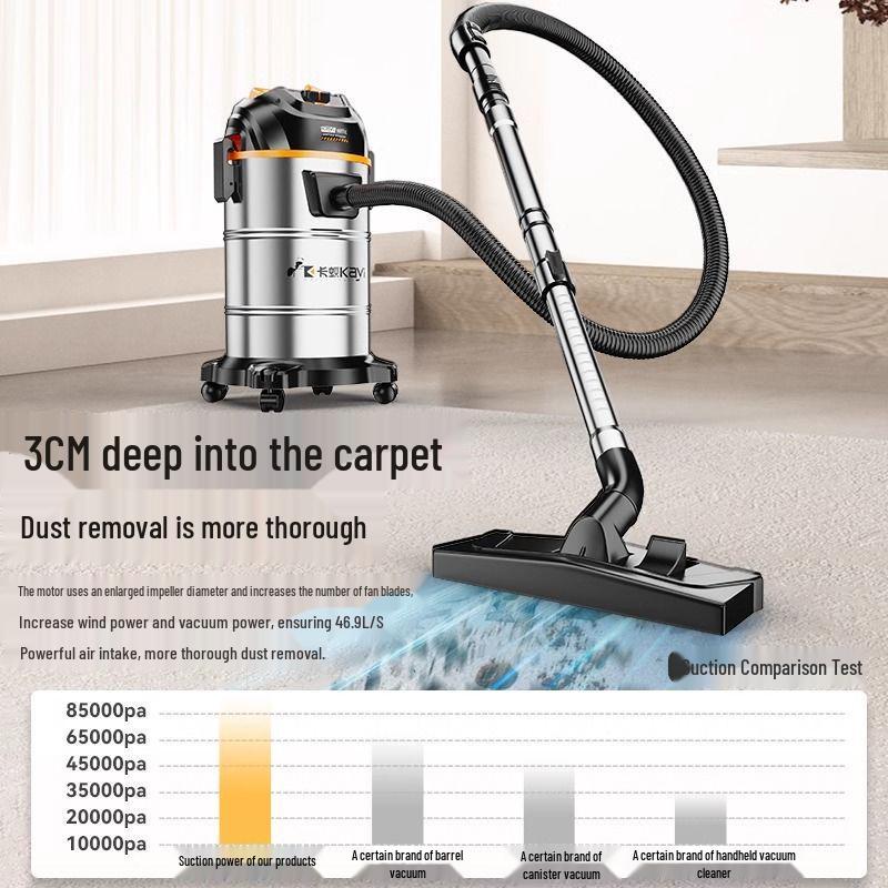 High-Power Household Vacuum Cleaner: Strong Suction for Car, Floor, Carpet, and Grout Cleaning