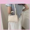 Fashionable Minimalist Woven Crossbody Bag For Women In Chic Beige And Khaki Colors