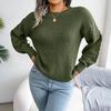 Autumn Winter Casual Long Sleeve Knit Sweater Women's Clothing