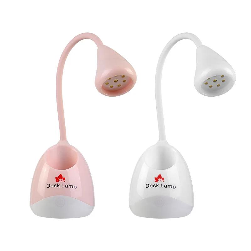 Tragbarer Nageltrockner, schnelle Nageltrocknungslampe für die Maniküre, UV-LED-Lampe mit Stifthalter zur Nagelaufbewahrung, Gel-Nagellack-Härtungslampe