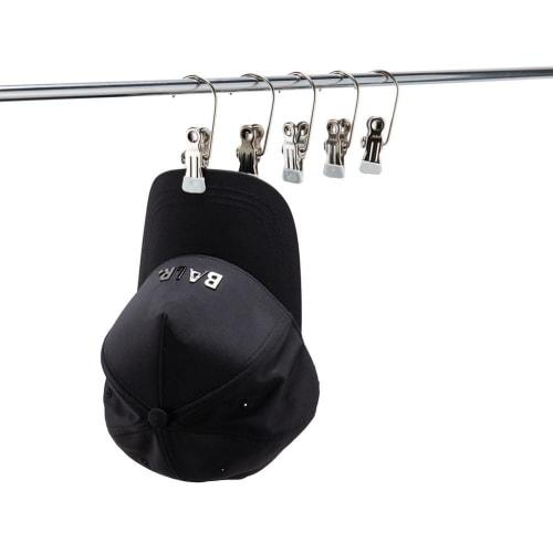 Mawa Mono Clips, Set of 5, K1, Gloves & Hats, 550006000, White (06), Non-Slip, for Hangers, Clothespins, Laundry, and Accessories, with Hooks, Perfect