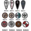 Medieval Castle Soldier Figure Equipment Building Blocks Lion Black Eagle Knight Waffen Accessories Shield Vest Cloak Brick Toys