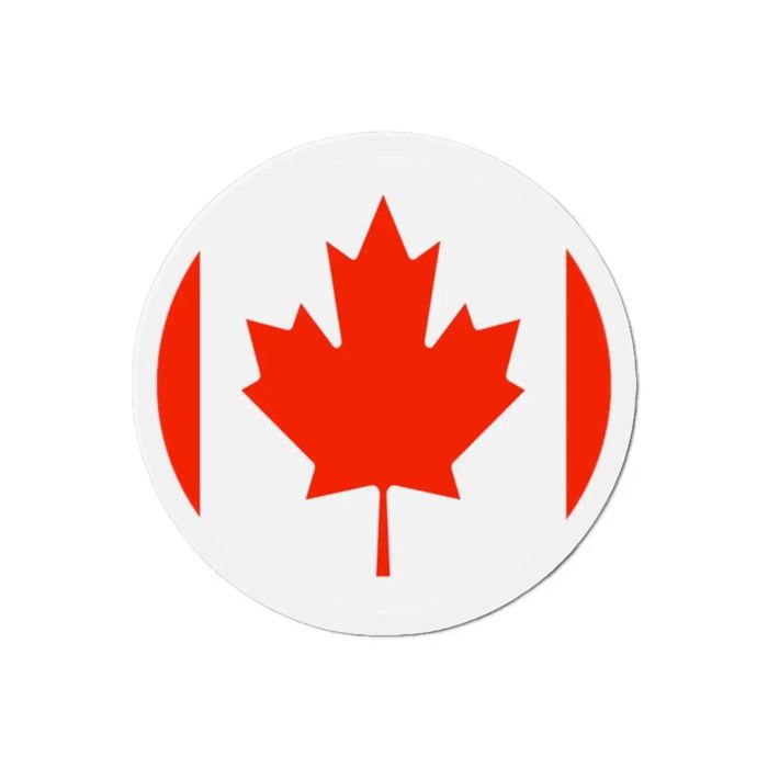Aimant Rond - Canada - 7 cm - 50 pièces - Multicolore - Mixte