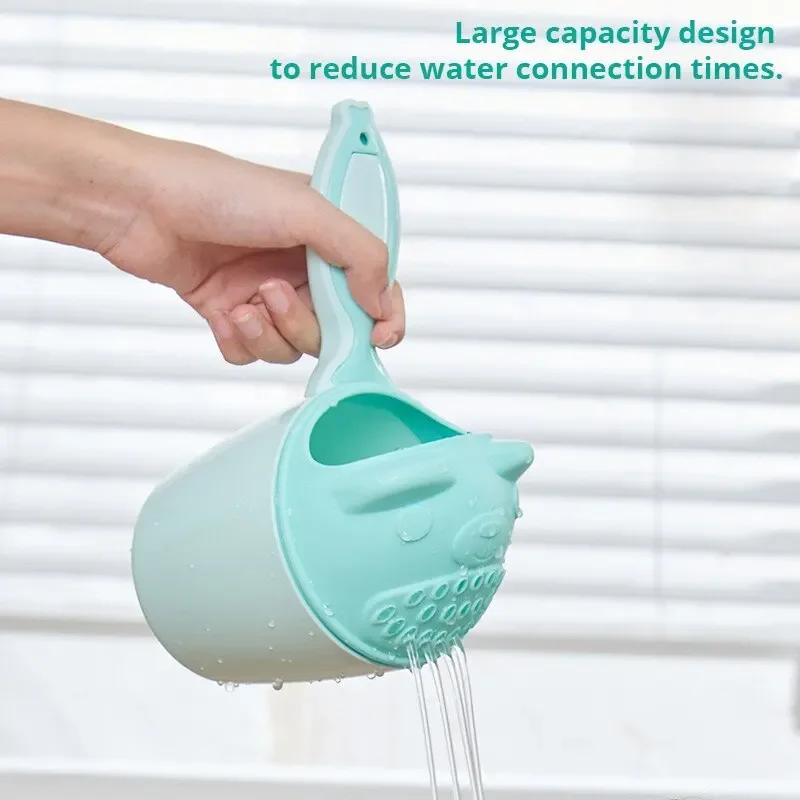 Baby Shower Watering Pot Shampoo Cup Shower Plaything Multifunctional Bathroom Playing In Water Toys Child Washing Hair Cup Bath Tool
