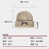 Autumn and Winter New Knitted Hat Children's Trend Versatile Cold Hat Outdoor Bow Wool Hat