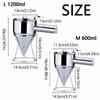 with Handle Liquid Funnel Dispenser Stainless Steel Batter Liquid Dispenser  Cooking Tool